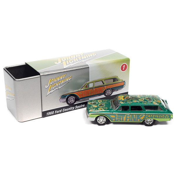 1:64 Rat Fink 1960 Ford Country Squire  Green / Teal 【ラットフィンク】ミニカー