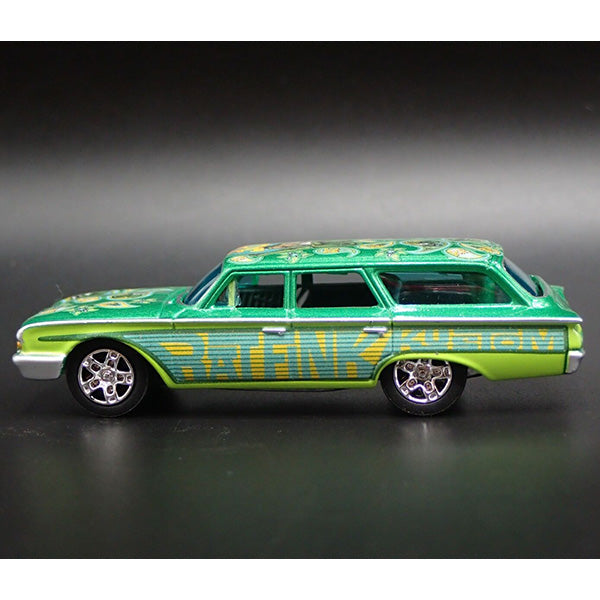 1:64 Rat Fink 1960 Ford Country Squire  Green / Teal 【ラットフィンク】ミニカー