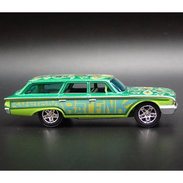 1:64 Rat Fink 1960 Ford Country Squire  Green / Teal 【ラットフィンク】ミニカー