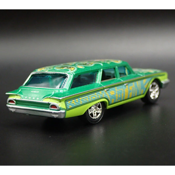 1:64 Rat Fink 1960 Ford Country Squire  Green / Teal 【ラットフィンク】ミニカー