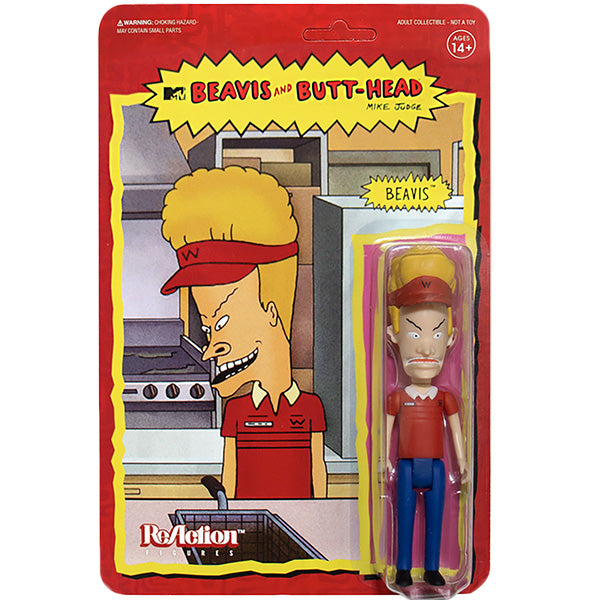 SUPER 7 REACTION FIGURE  BEAVIS AND BUTT-HEAD  【ビーバス＆バットヘッド】