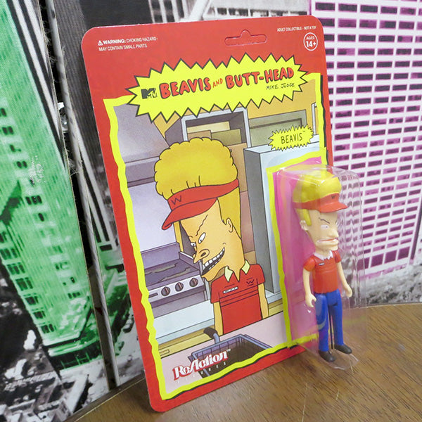 SUPER 7 REACTION FIGURE  BEAVIS AND BUTT-HEAD  【ビーバス＆バットヘッド】