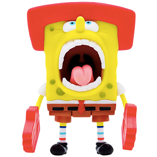 SUPER 7 REACTION FIGURE  SPONGEBOB SQUAREPANTS  KAH-RAH-TAY SPONGE BOB【スポンジボブ】