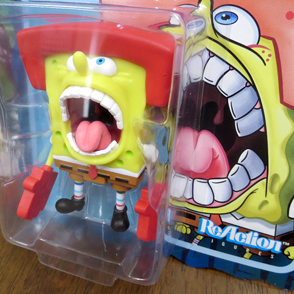 SUPER 7 REACTION FIGURE  SPONGEBOB SQUAREPANTS  KAH-RAH-TAY SPONGE BOB【スポンジボブ】