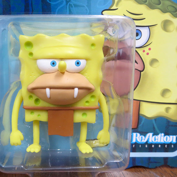 SUPER 7 REACTION FIGURE  SPONGEBOB SQUAREPANTS  SPONGEGAR【スポンジボブ】