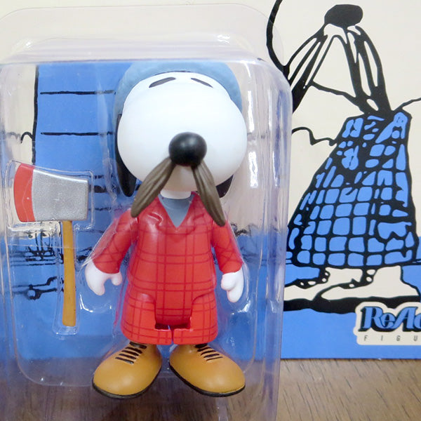 SUPER 7 REACTION FIGURE  PEANUTS　LUMBERJACK SNOOPY 【スヌーピー】