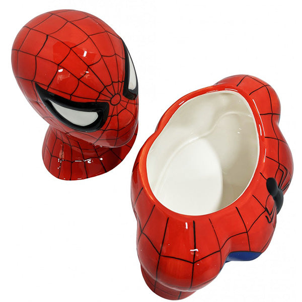 spiderman ceramic cookie jar