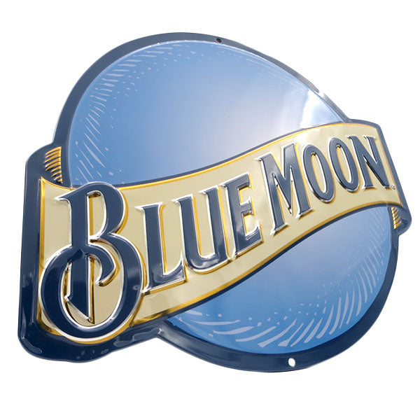 エンボスメタルサイン BLUE MOON DIE CUT