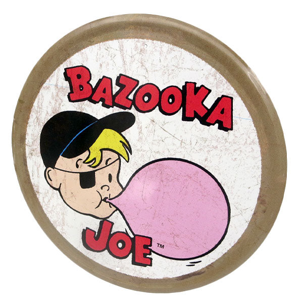 ラウンド メタルサイン BAZOOKA JOE 【バズーカ ブリキ看板】