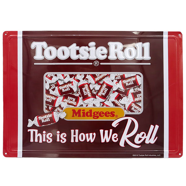 エンボス メタルサイン TOOTSIE ROLL This is How Roll【トッツィロール ブリキ看板】