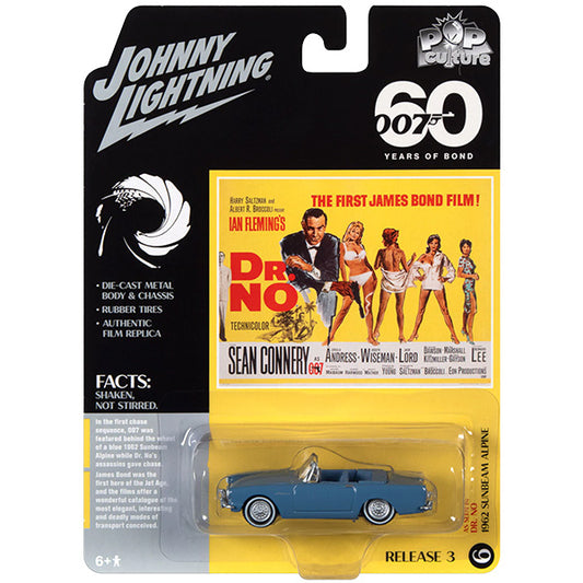 JOHNNY LIGHTNING 1:64 James Bond 007 Dr. NO 1962 Sunbeam Alpine ミニカー