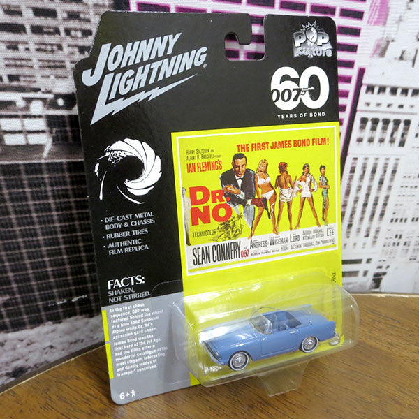 JOHNNY LIGHTNING 1:64 James Bond 007 Dr. NO 1962 Sunbeam Alpine ミニカー