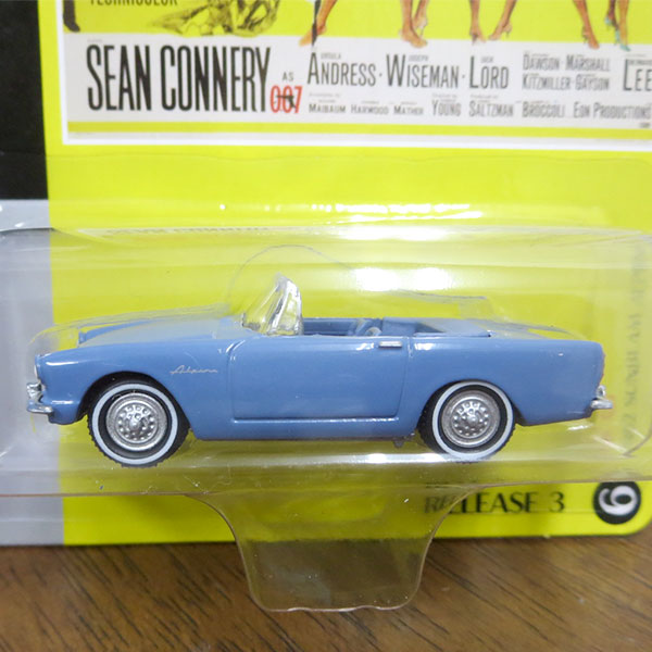 JOHNNY LIGHTNING 1:64 James Bond 007 Dr. NO 1962 Sunbeam Alpine ミニカー