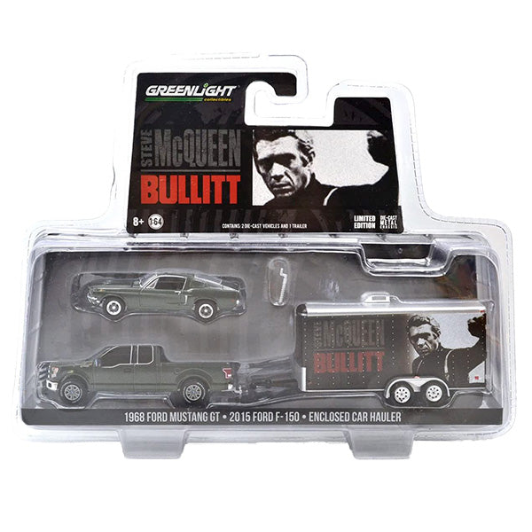 1:64 STEVE McQUEEN BULLITT MOVIE TRAILER SET [Steve McQUEEN BULLITT] Mini car