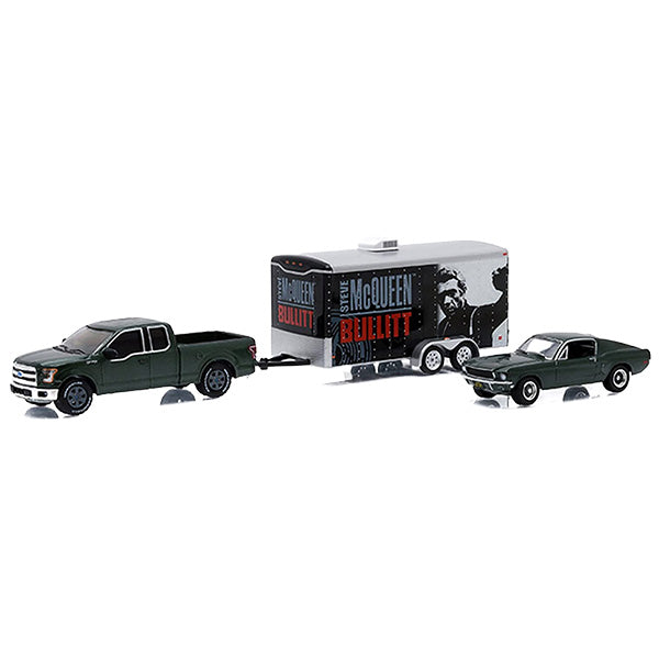 1:64 STEVE McQUEEN BULLITT MOVIE TRAILER SET [Steve McQUEEN BULLITT] Mini car