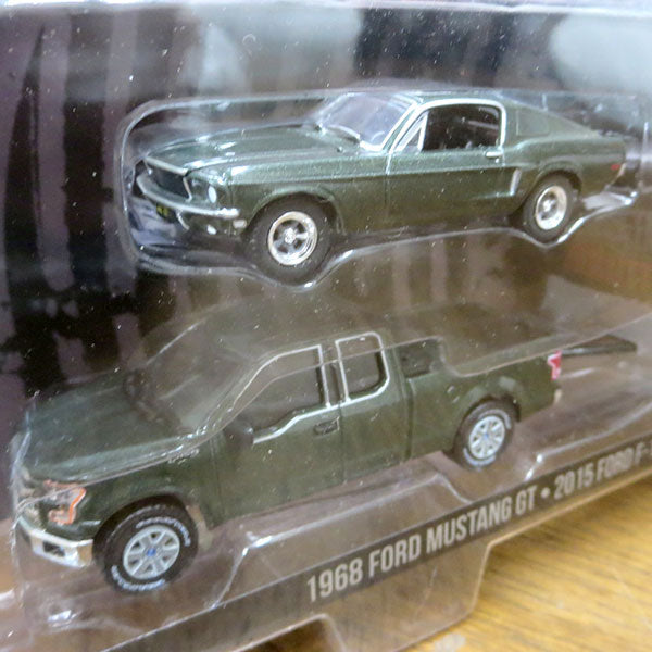 1:64 STEVE McQUEEN BULLITT MOVIE TRAILER SET [Steve McQUEEN BULLITT] Mini car