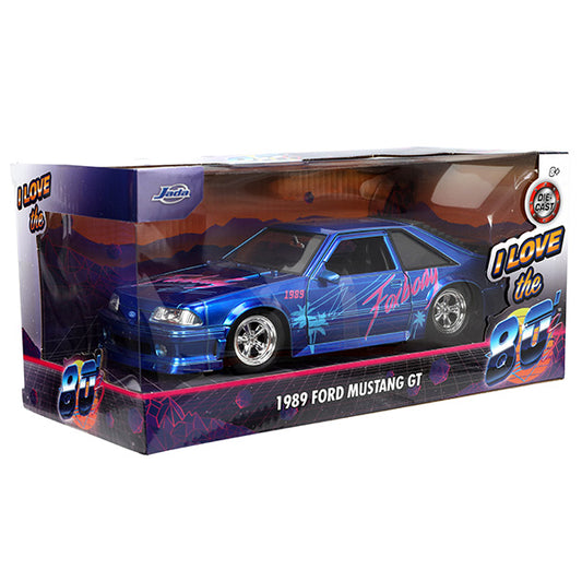 JADA TOYS 1:24 I LOVE THE 1980&#039;s  1989 FORD MUSTANG GT ミニカー