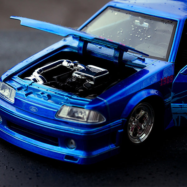 JADA TOYS 1:24 I LOVE THE 1980&#039;s  1989 FORD MUSTANG GT ミニカー