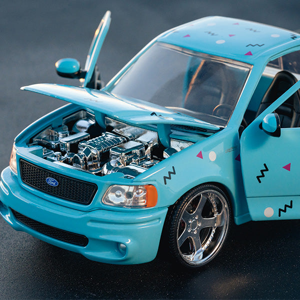 JADA TOYS 1:24 I LOVE THE 1990&#039;s  1999 FORD F-150 SVT LIGHTNING ミニカー