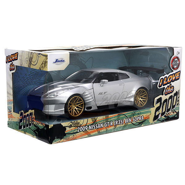 JADA TOYS 1:24 I LOVE THE 2000&#039;s  2009 NISSAN GT-R (R35) BEN SOPRA ミニカー