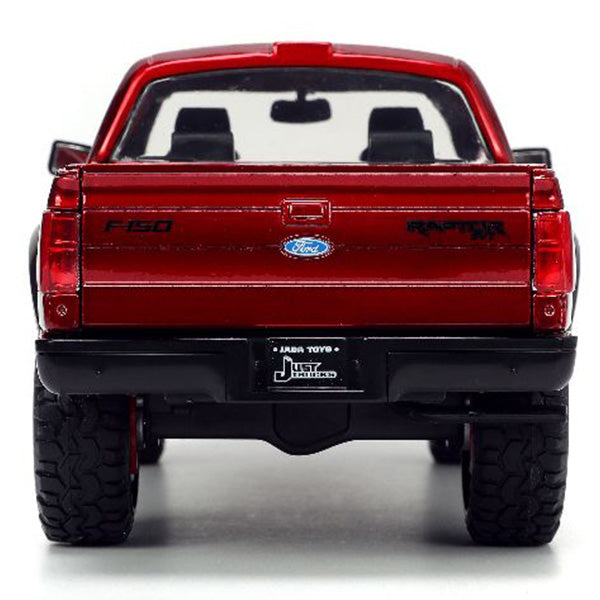 JADATOYS 1:24 JUST TRUCKS w/RACK &amp; WHEELS  2011 FORD F-150 SVT RAPTOR ミニカー