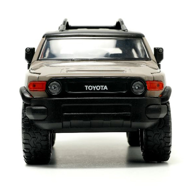 JADATOYS 1:24 JUST TRUCKS w/RACK &amp; WHEELS  TOYOTA FJ CRUISER ミニカー