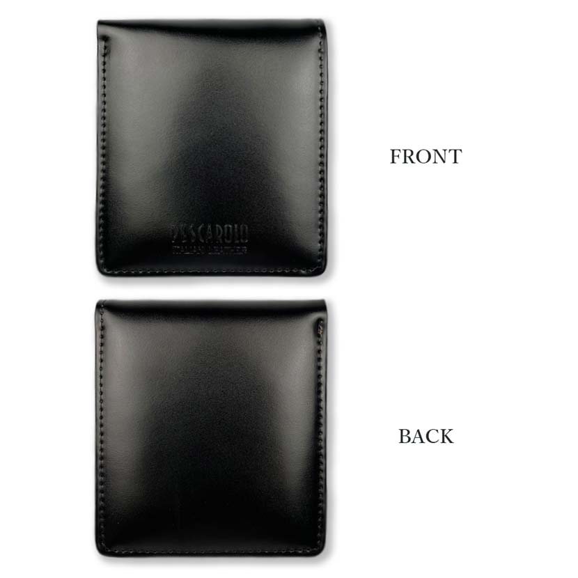 All 2 colors PESCAROLO Italian leather bifold wallet short wallet