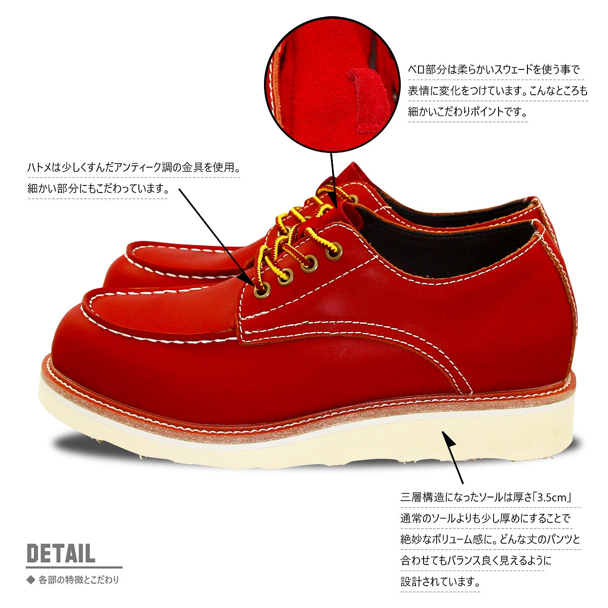 [GOD&amp;BLESS] [Genuine leather] LO cut work boots + enbridge insole all genuine leather material ☆ GB-8820