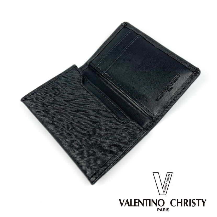 VALENTINO CHRISTY PU leather business card holder card case