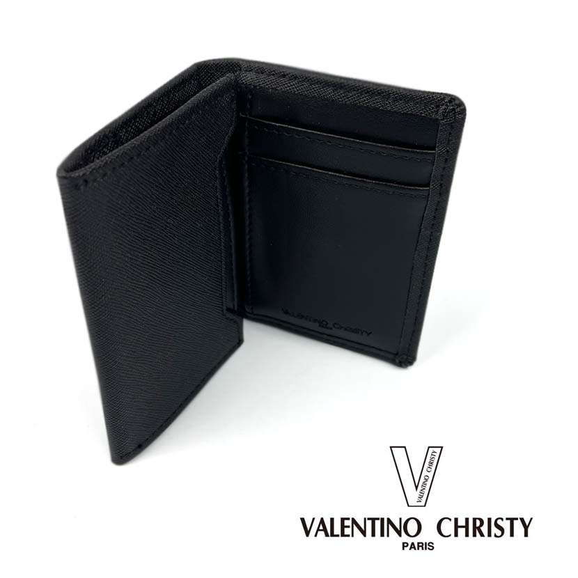 VALENTINO CHRISTY PU leather business card holder card case