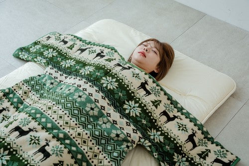 nordic pattern kaimaki blanket futon