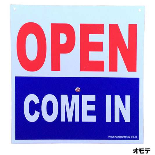 Plastic sign board OPEN / WILL RETURN