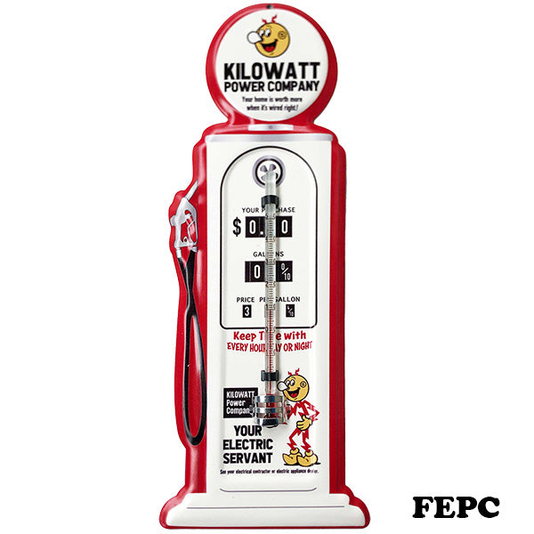 アメリカン サーモメーター GAS PUMP