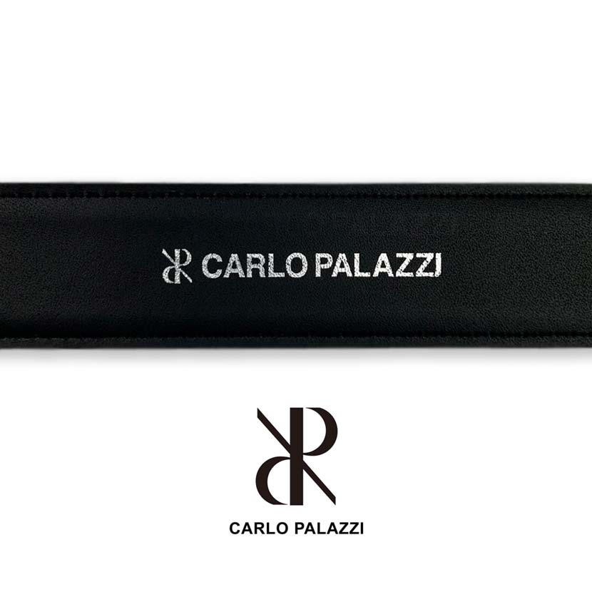 All 2 colors CARLO PALAZZI Made in Japan Real Leather Simple Belt Pin Type