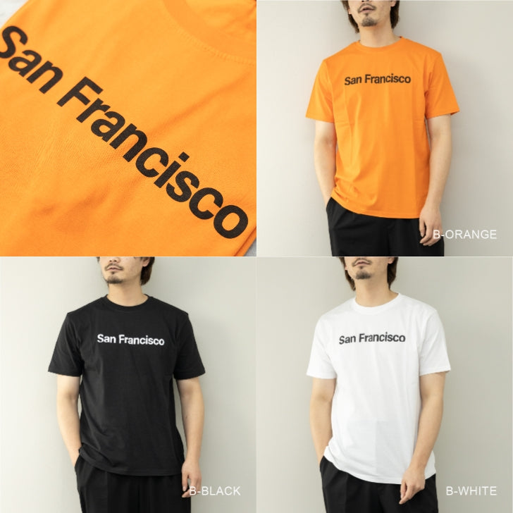 Tシャツ メンズ 半袖 ロゴプリント スリム 半袖Tシャツ プリントTシャツ カットソー トップス ユニセックス