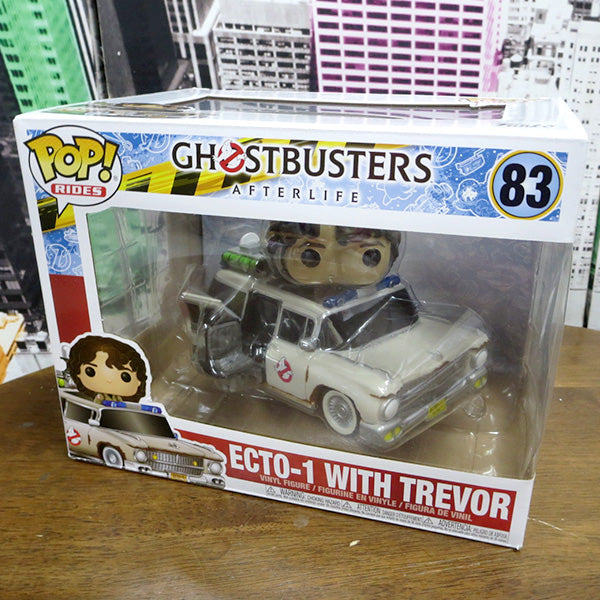 POP! RIDES ICONS VINYLE VEHICLE GHOSTBUSTERS ECTO-1 WITH TREVOR 【FUNKO】