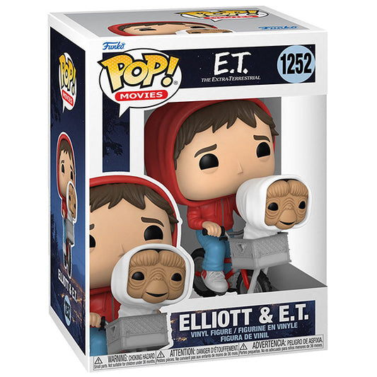 POP! MOVIES ICONS VINYL FIGURE  ELLIOTT &amp; E.T. 【FUNKO】