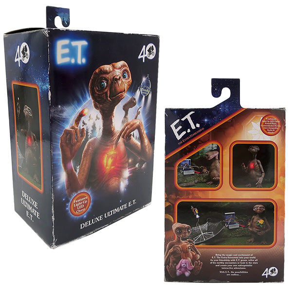 E.T.  7&quot;アクションフィギュア デラックス E.T. with LED Chest【NECA】