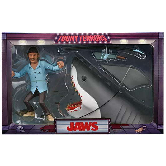Jaws 6" Action Figure Toony Terror's JAWS &amp; QUINT [NECA]