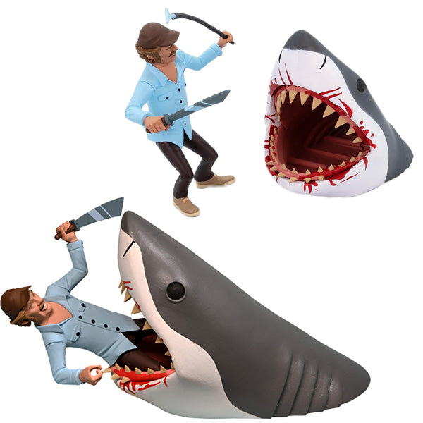 Jaws 6" Action Figure Toony Terror's JAWS &amp; QUINT [NECA]