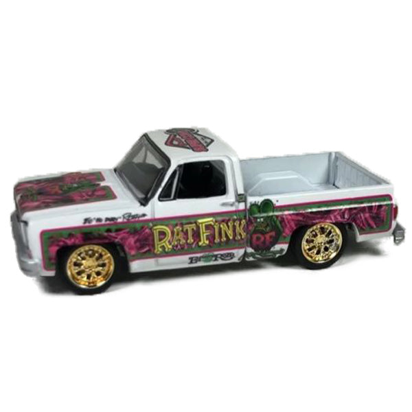 1:64 RAT FINK 1979 Chevy Silverrado C10 【ラットフィンク】ミニカー