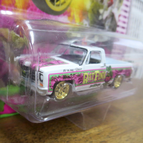 1:64 RAT FINK 1979 Chevy Silverrado C10 【ラットフィンク】ミニカー