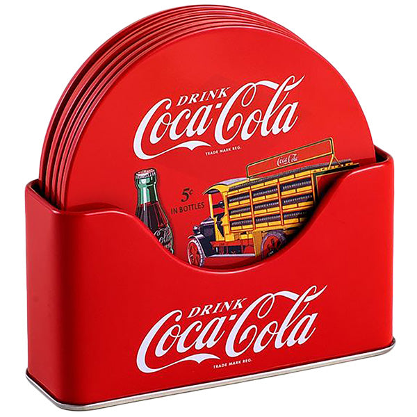 Coca Cola coaster set S/6