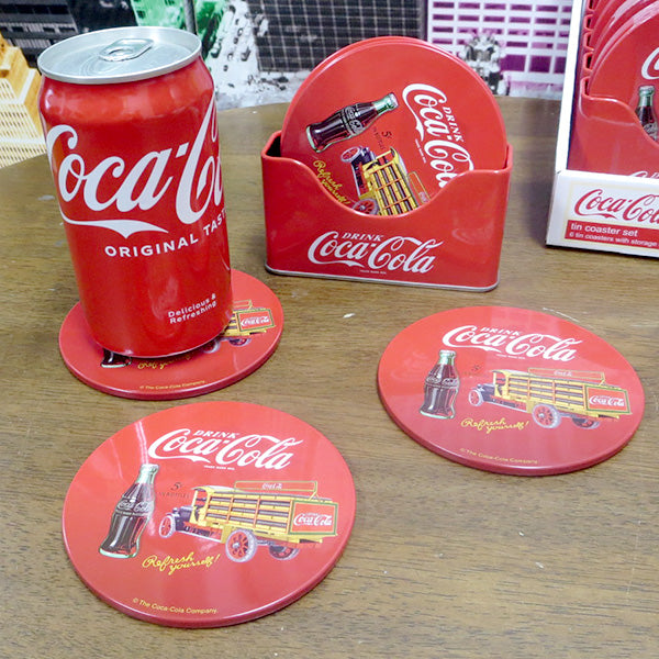 Coca Cola coaster set S/6