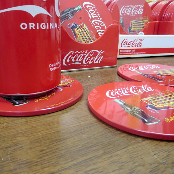 Coca Cola coaster set S/6