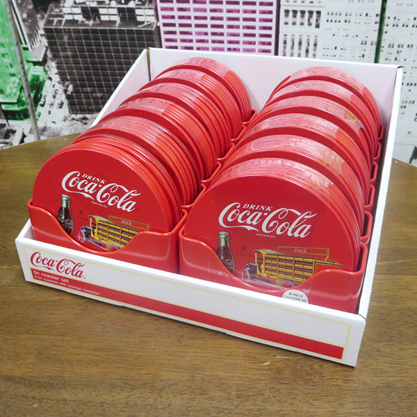 Coca Cola coaster set S/6