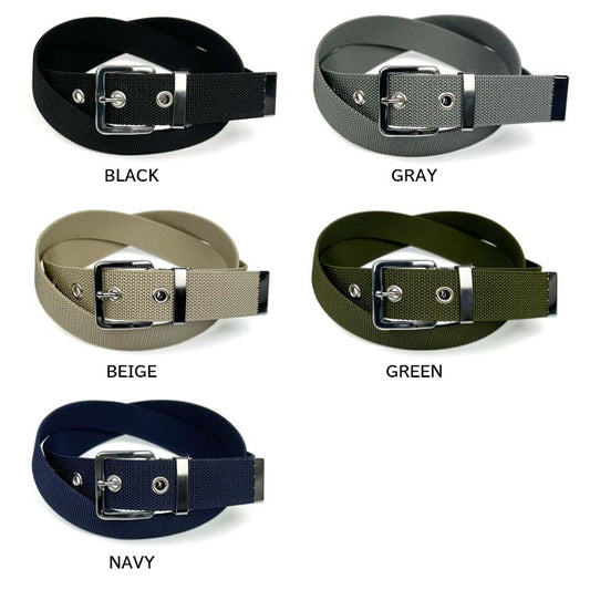 [Made in Japan] 110cm, 5 colors, work belt, 1 pin, width 3.2cm, nylon belt for women, men, unisex