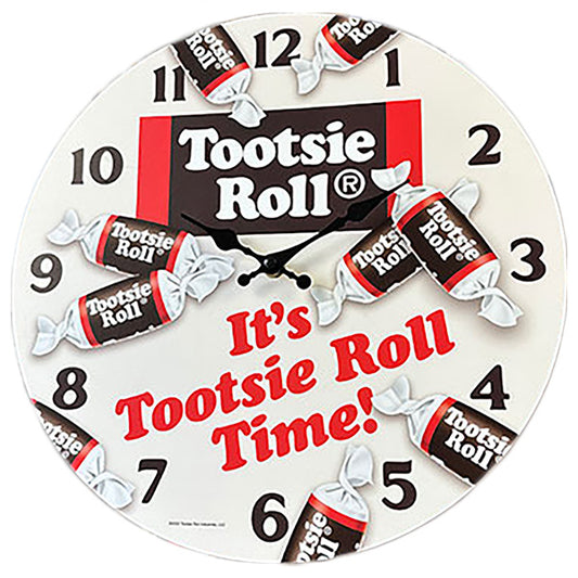 MDF ウッド クロック  Tootsie Roll【トッツィー ロール】