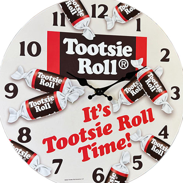 MDF ウッド クロック  Tootsie Roll【トッツィー ロール】