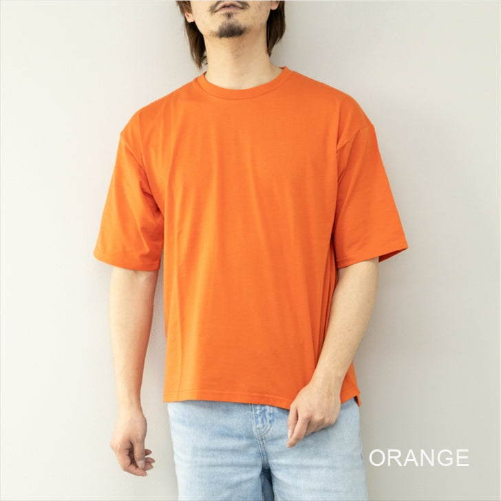 Tシャツ メンズ 半袖 接触冷感 天竺 ビッグシルエット カットソー トップス インナー 部屋着 ルームウェア